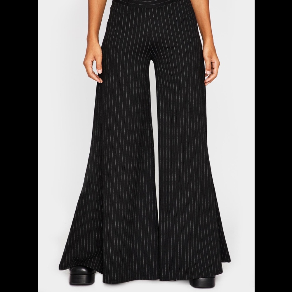 Brownie points pinstripe flares